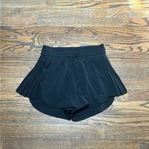 High-Rise Pleated Shorts